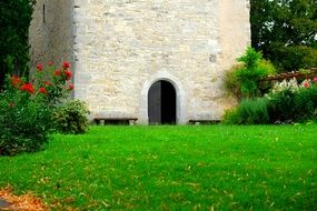 Wall of the tower
