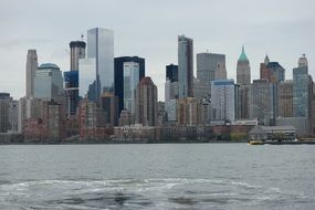 skyscrapers near water