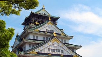 Osaka castle, Japan, sixth century