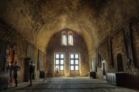 Interior of De Beynac Castle