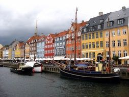 nyhavn district in Denmark
