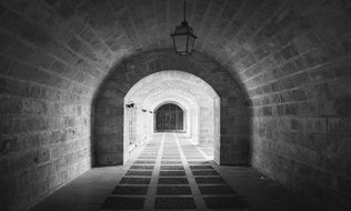 arch shaped corridor