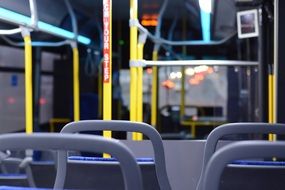 empty bus lounge