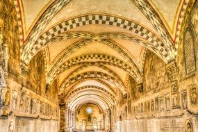 medieval church santa maria in italy