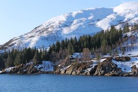 beautiful fjord Norway