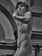 statue of michelangelo in italy