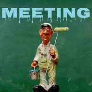 painting of company meeting