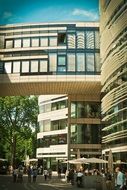 modern buildings in Dusseldorf