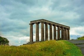 national monument on the hill in Scotland