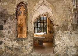 interior of Michaelstein Abbey, Germany