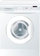 clipart of white washing machine