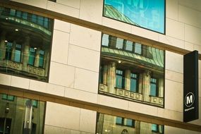modern facade of a building in dusseldorf