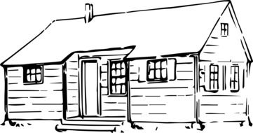 Clipart of rural house