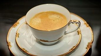 coffee in a beautiful Cup
