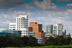urban architecture covered sky