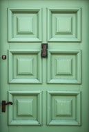 Green door clipart
