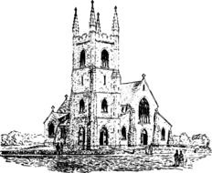 graphic image of a pennsylvania church