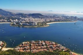 View From Sugarloaf in Brazil