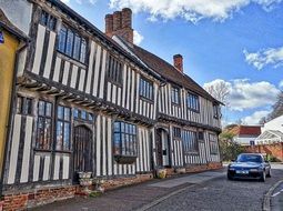 Lavenham, Half-Timbered House