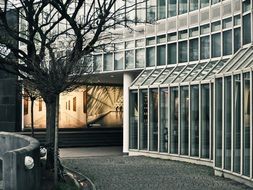 museum of fine arts glass facade Düsseldorf