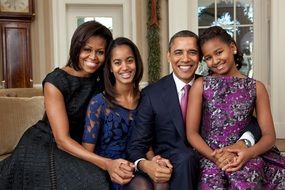 official photo of the Obama family