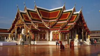 Wat Phra That Choeng Chum in Thailand