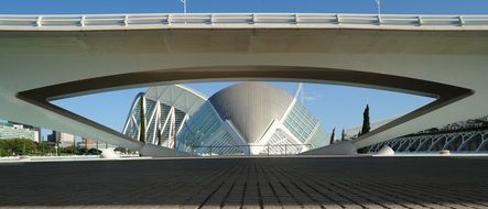 L'HemisfÃ¨ric, futuristic building, Spain, Valencia, City of Arts and Sciences