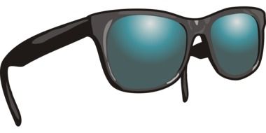 black rimmed sunglasses