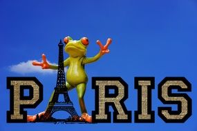 travel frog in Paris