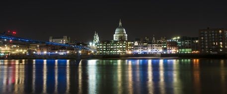 night city near the river