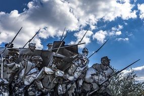statue of communists in Budapest's Memento Park