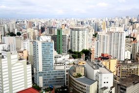 tall modern Buildings at Sao Paulo, brazil