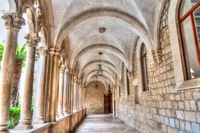 Architecture in Dubrovnik in Croatia