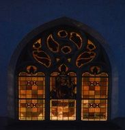 Colorful Evening Church Windows, Munster
