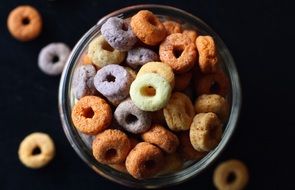 cereal in breakfast plate