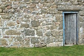 Old Door in Wall