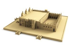 clipart of construction of a mosque