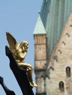 angel near the catholic church