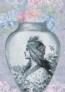 Vintage Vase drawing