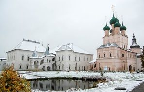 Russian winter monastery