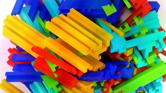 colorful abstract constructor