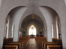 st john the baptist church Interior, germany, new ulm