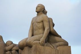 amazing art of sculpture in Oslo park