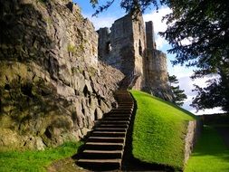 Stairs to the castle