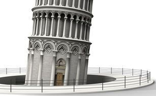 observation deck at Tower of Pisa