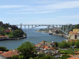 Large bridge in Porto