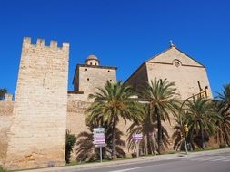 Sant Jaume church with a defensive tower