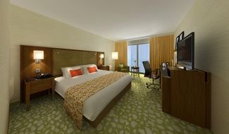 interior in the bedroom