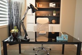 stylish furniture in the home office