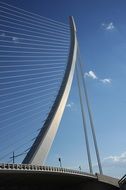 bridge in valencia in sunny day